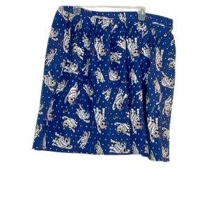 Taydey Womens Mini Skater Skirt Navy Combo Cool Cats in Shades Pockets Plus 2X